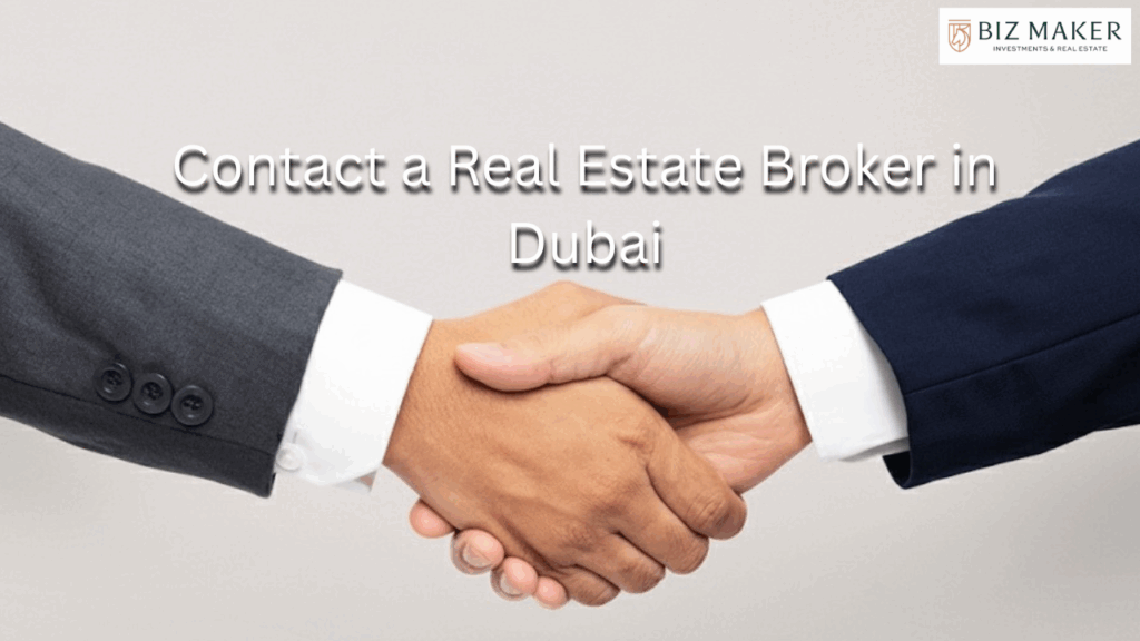 Clients finalizing budget real estate Dubai deal with handshake