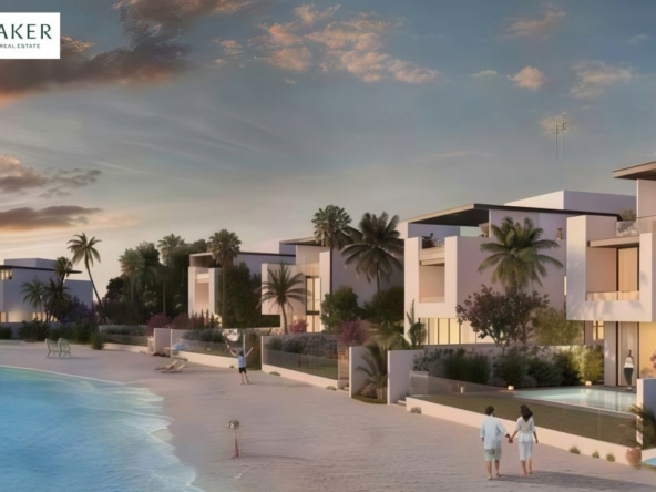 Luxury beachfront villas with modern architecture and serene sea views – Ajman real estate investment opportunity